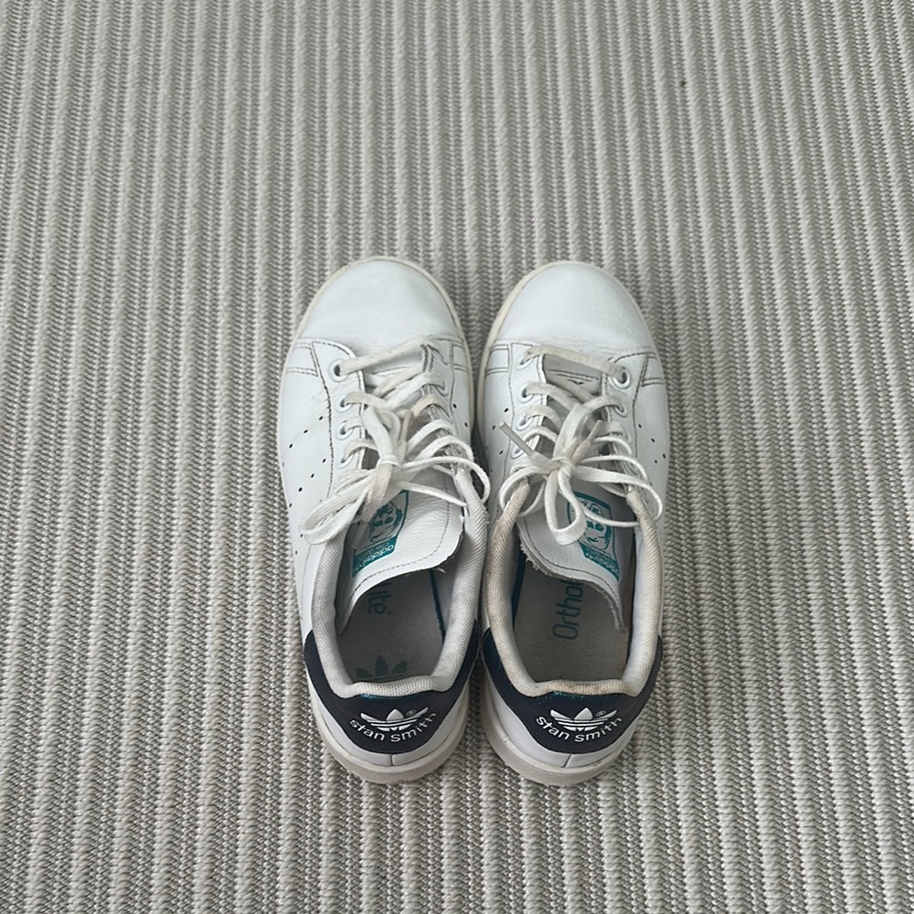 Adidas White and Metallic Stan Smiths